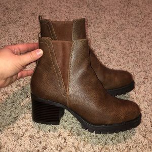 Chunky Heel Boots